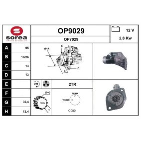 Compre Motor de arranque da SNRA OP9029 a um preço baixo por 214,18 €