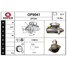 Compre Motor de arranque da SNRA OP9041 a um preço baixo por 103,85 €