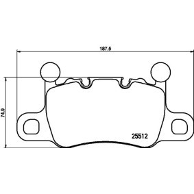 Köp Bromsbelägg av BREMBO P 65 038 till det låga priset 2456,15 kr