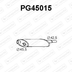 Compre Panela de escape dianteira da VENEPORTE PG45015 a um preço baixo por 83,52 €