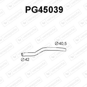 Compre Tubo de escape da VENEPORTE PG45039 a um preço baixo por 11,48 €