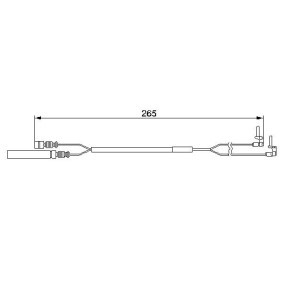 Acquista Sensore di usura delle pastiglie freni da BOSCH 1 987 474 967 a buon mercato per soli 36,14 €