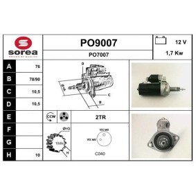 Compre Motor de arranque da SNRA PO9007 a um preço baixo por 244,25 €