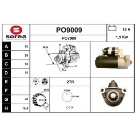Compre Motor de arranque da SNRA PO9009 a um preço baixo por 232,95 €