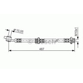 Bremsschlauch 1 987 476 168 von BOSCH günstig für 19,87 € online kaufen
