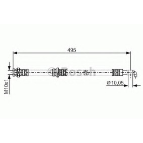Bremsschlauch 1 987 476 401 von BOSCH günstig für 21,06 € online kaufen