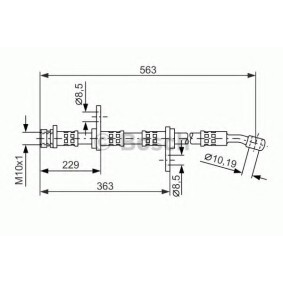 Comprar Latiguillo de freno de BOSCH 1 987 476 527 a bajo precio de 41,97 €