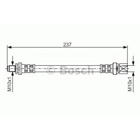 Bremsschlauch 1 987 476 564 von BOSCH günstig für 13,20 € online kaufen