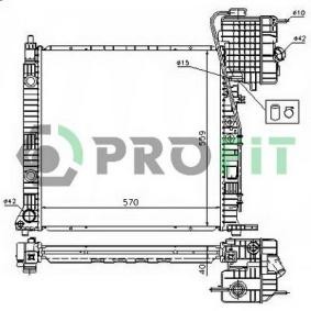 Acquista Radiatore motore da PROFIT PR 3560A1 a buon mercato per soli 213,89 €
