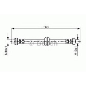 Comprar Latiguillo de freno de BOSCH 1 987 476 923 a bajo precio de 24,98 €