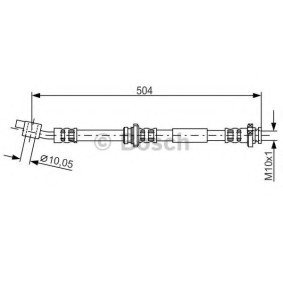 Bremsschlauch 1 987 476 995 von BOSCH günstig für 25,25 € online kaufen