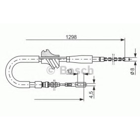 Achetez des Câble de frein à main BOSCH 1 987 477 056 à prix pour 19,97 €