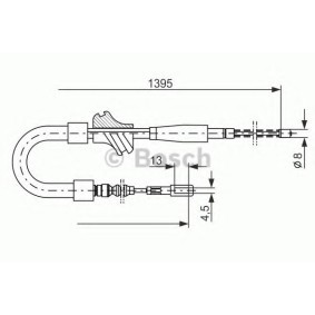 Achetez des Câble de frein à main BOSCH 1 987 477 060 à prix pour 17,75 €