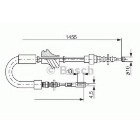 Achetez des Câble de frein à main BOSCH 1 987 477 062 à prix pour 19,14 €