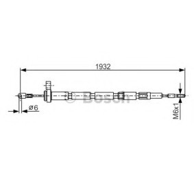 Acquista Cavo freno a mano da BOSCH 1 987 477 346 a buon mercato per soli 22,85 €