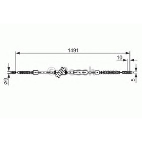 Achetez des Câble de frein à main BOSCH 1 987 477 708 à prix pour 22,53 €