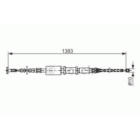Acquista Cavo freno a mano da BOSCH 1 987 477 826 a buon mercato per soli 11,71 €