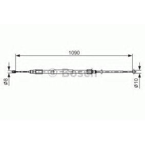 Achetez des Câble de frein à main BOSCH 1 987 477 949 à prix pour 15,62 €