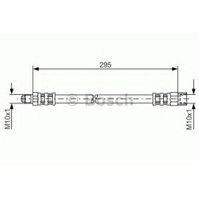Bremsschlauch 1 987 481 015 von BOSCH günstig für 10,93 € online kaufen