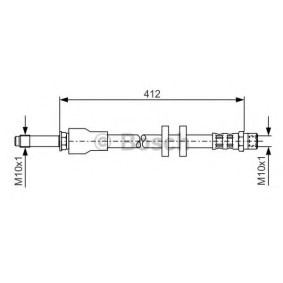 Bremsschlauch 1 987 481 021 von BOSCH günstig für 16,17 € online kaufen