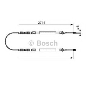 Compre Cabo de aço, travão de estacionamento da BOSCH 1 987 482 003 a um preço baixo por 24,58 €