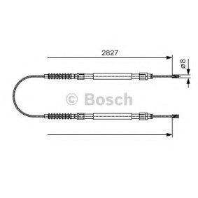 Compre Cabo de aço, travão de estacionamento da BOSCH 1 987 482 006 a um preço baixo por 21,69 €