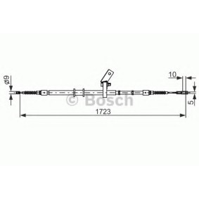 Achetez des Câble de frein à main BOSCH 1 987 482 268 à prix pour 35,78 €