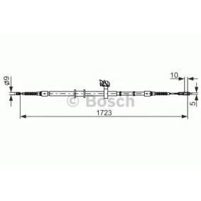 Achetez des Câble de frein à main BOSCH 1 987 482 269 à prix pour 34,27 €
