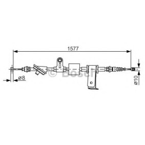 Acquista Cavo freno a mano da BOSCH 1 987 482 286 a buon mercato per soli 25,40 €