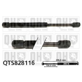 Acquista Ammortizzatore pneumatico cofano motore da QUINTON HAZELL QTS828116 a buon mercato per soli 61,23 €