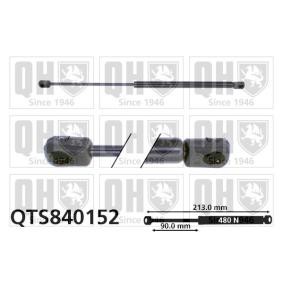 Köp Gasfjäder till baklucka av QUINTON HAZELL QTS840152 till det låga priset 333,55 kr