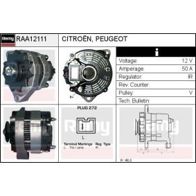 Comprar Alternador de DELCO REMY RAA12111 a bajo precio de 113,46 €