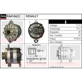 Acquista Alternatore da DELCO REMY RAA18422 a buon mercato per soli 128,52 €