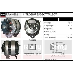 Comprar Alternador de DELCO REMY RAA18802 a bajo precio de 134,18 €