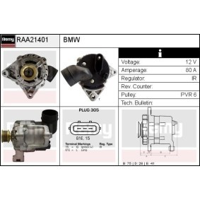 Lichtmaschine für BMW von DELCO REMY