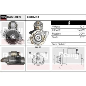 Anlasser RAS31809 von DELCO REMY günstig für 101,73 € online kaufen