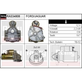 Köp Startmotor av DELCO REMY RAS34808 till det låga priset 1547,35 kr