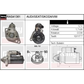 Compre Motor de arranque da DELCO REMY RAS41361 a um preço baixo por 100,45 €
