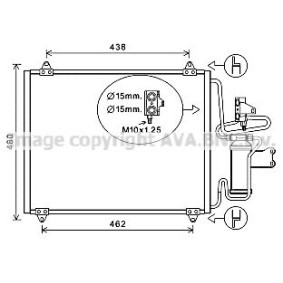 Compre Condensador de ar condicionado de AVA COOLING SYSTEMS online para SAFRANE II (B54_) a preços moderados