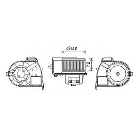 Comprar Motor eléctrico, ventilador habitáculo de AVA COOLING SYSTEMS RT8617 a bajo precio de 146,94 €