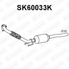 Katalysator für SKODA von VENEPORTE