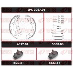 Achetez des Kit de freins, freins à tambours REMSA SPK 3027.01 à prix pour 115,02 €
