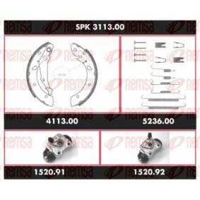 Achetez des Kit de freins, freins à tambours REMSA SPK 3113.00 à prix pour 128,80 €