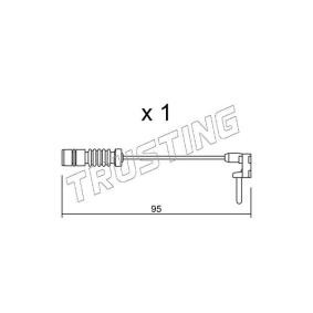 Warnkontakt, Bremsbelagverschleiß SU.011 von TRUSTING günstig für 43,38 € online kaufen