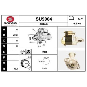 Anlasser SU9004 von SNRA günstig für 157,22 € online kaufen