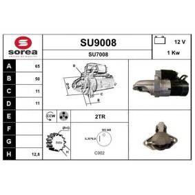 Anlasser SU9008 von SNRA günstig für 250,38 € online kaufen