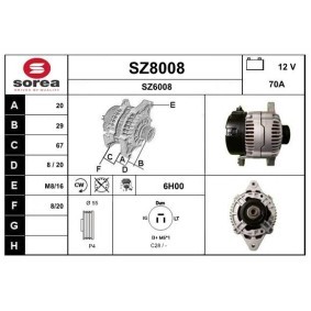 Acquista Alternatore da SNRA SZ8008 a buon mercato per soli 370,88 €