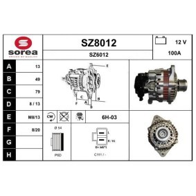 Acquista Alternatore da SNRA SZ8012 a buon mercato per soli 369,59 €