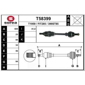 Compre Veio de transmissão da EAI T58399 a um preço baixo por 117,39 €
