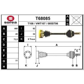 Achetez des Cardan de chez EAI en ligne pour Polo II Van (86CF) à prix modérés
